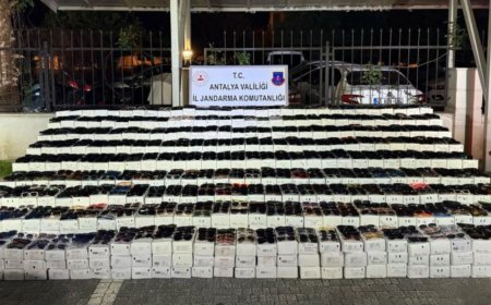 Manavgat ilçesinde bir depoya düzenlenen operasyonda 58 bin adet kaçak güneş gözlüğü ele geçirildi.