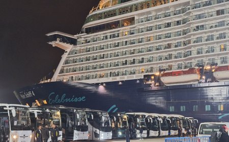 5 Bin Yolcusuyla Kruvaziyer Antalya’ya Demir Attı