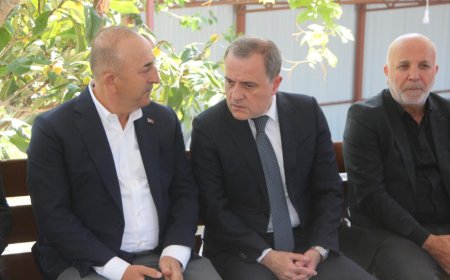 Azerbaycan Dışişleri Bakanı'ndan Mevlüt Çavuşoğlu’na taziye ziyareti