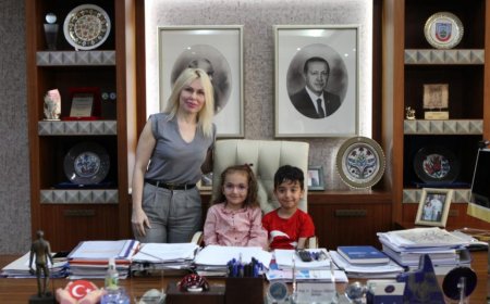 Akdeniz Üniversitesi’nde 23 Nisan Geleneği: Rektörlük Koltuğu Çocuklara Emanet