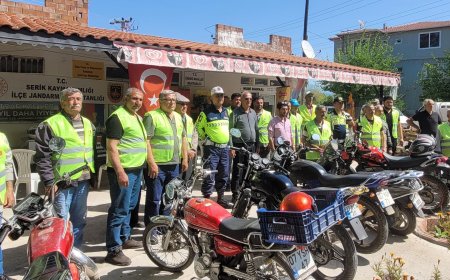 Serik'te Motosiklet Kazalarını Önlemek İçin ‘Bir Kural, Bir Ömür’ Kampanyası