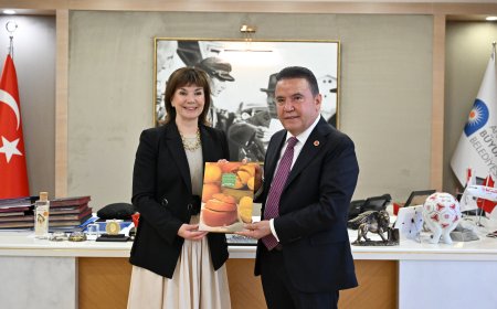 WTTC Başkanı Simpson'dan Başkan Böcek'e anlamlı  ziyaret