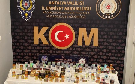 Antalya’da 636 Kilo Kaçak Tütün ve Yüzlerce Elektronik Sigara Ele Geçirildi