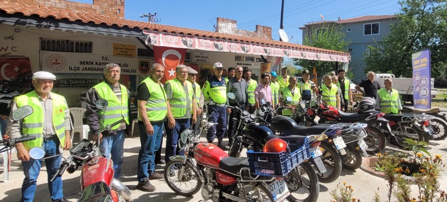 Serik'te Motosiklet Kazalarını Önlemek İçin ‘Bir Kural, Bir Ömür’ Kampanyası