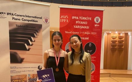 Büyükşehir’in piyanistleri Ankara’dan ödülle döndü