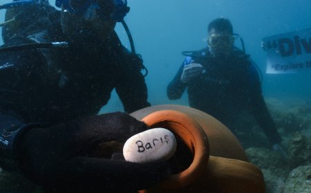 Kemer’de Hıdırellez Dalışı: Dilekler Amforalarla Maviye Yolculuğa Çıktı