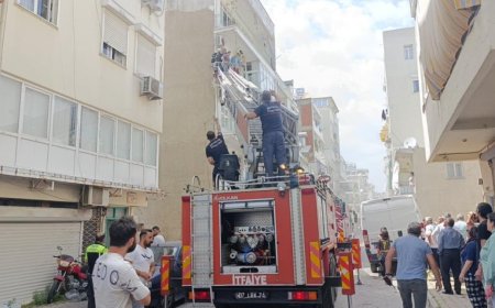 Antalya’da Apartmanda Yangın Alarmı! Ekipler Anında Müdahale Etti