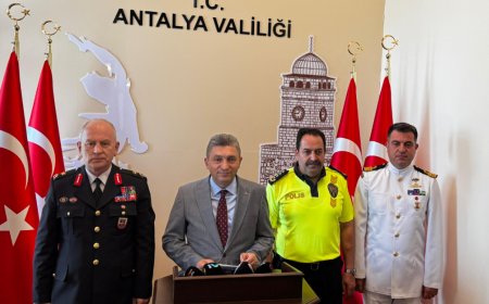 Vali Şahin: Güvenlikte Aydınlatma Oranı %97'yi Aştı