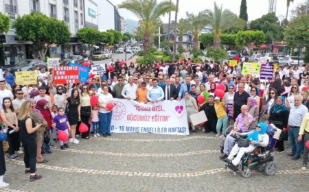 Gazipaşa’da Engelliler Haftası İçin Farkındalık Yürüyüşü Düzenlendi