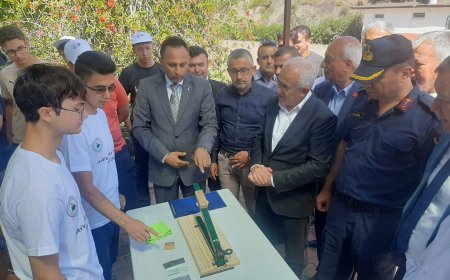 ANTALYA'nın Kumluca ilçesinde TÜBİTAK 4006 Bilim Fuarı açıldı.