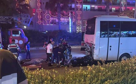 Alanya’da Feci Kaza: Motosiklet Midibüse Çarptı, 2 Can Kaybı