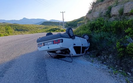 Manavgat’ta Otomobil Takla Attı: Sürücü ve İki Kadın Yaralandı