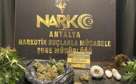 Antalya'da Uyuşturucu Tacirlerine Büyük Operasyon.