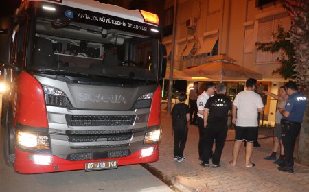 Muratpaşa’da Kapalı Kafeden Dumanlar Yükseldi, İtfaiye Müdahale Etti