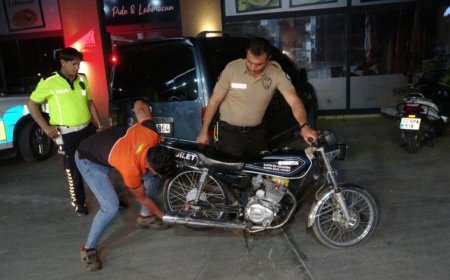 Manavgat’ta Abartılı Egzozlu Motosikletçilere 100 Bin TL Ceza