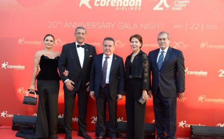 Corendon Airlines, 20'nci yılını Antalya’da düzenlediği gala gecesiyle kutladı.