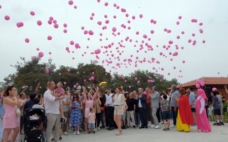 Antalya'da Minik Arven’e Büyük Kutlama: Balonlar Umuda Uçtu