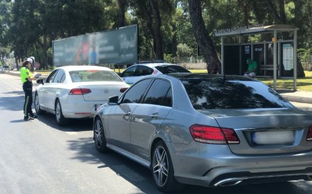 Antalya'da Trafik Kurallarına Uymayan 38.876 Sürücüye Ceza.