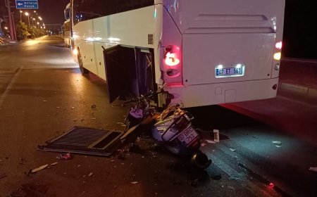 Alanya’da Midibüse Arkadan Çarpan Motosiklet Sürücüsü Hayatını Kaybetti