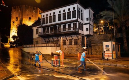 Kurban Bayramı Öncesi Alanya’da Kapsamlı Temizlik Çalışması