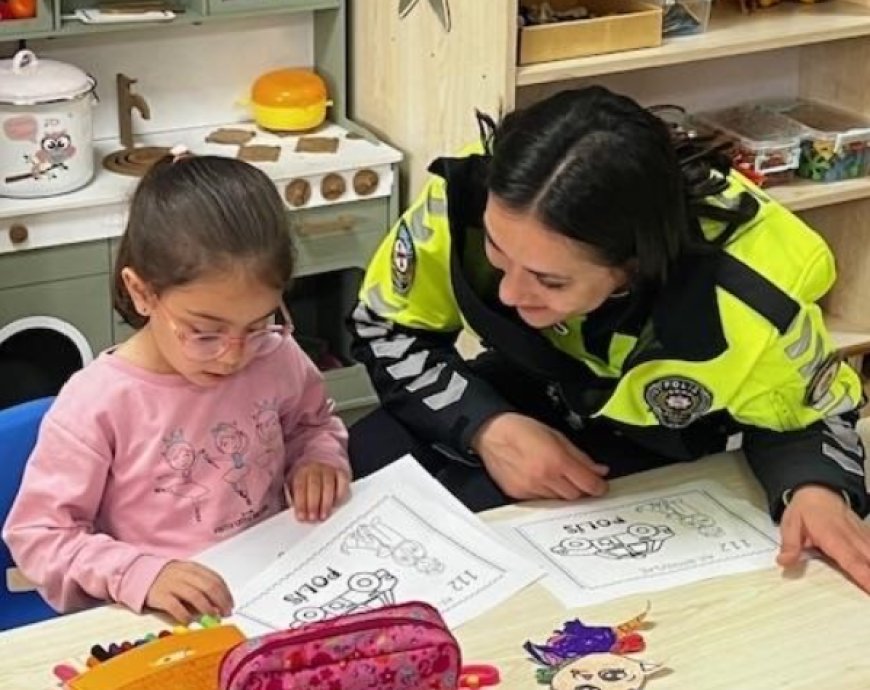 Minik yürekler emniyetle buluştu: Öğrencilere polislik mesleği tanıtıldı