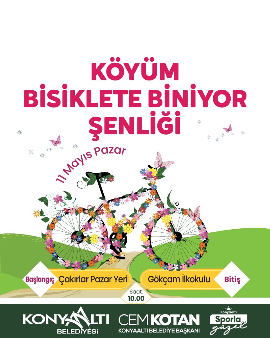 Konyaaltı’nda Bisiklet Coşkusu: Şenlik Bu Yıl 7. Kez Düzenleniyor