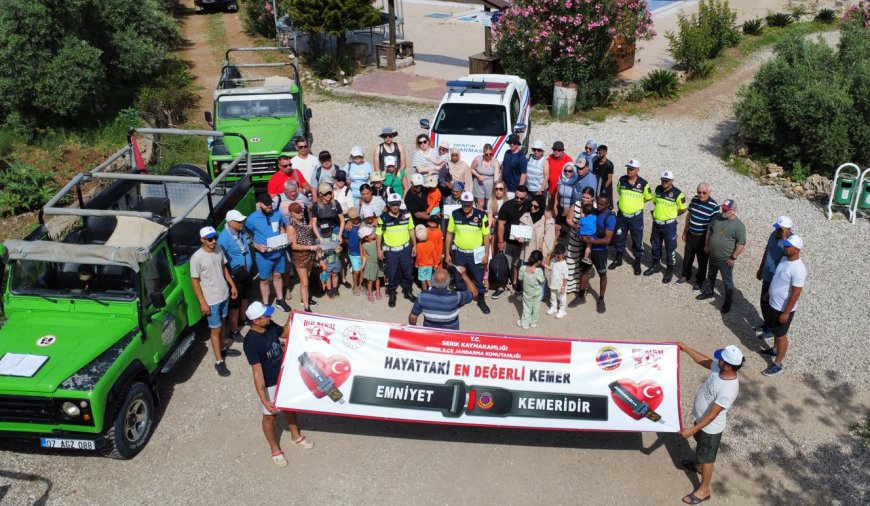 Jandarmadan Safari Araçlarına Trafik Haftası Denetimi