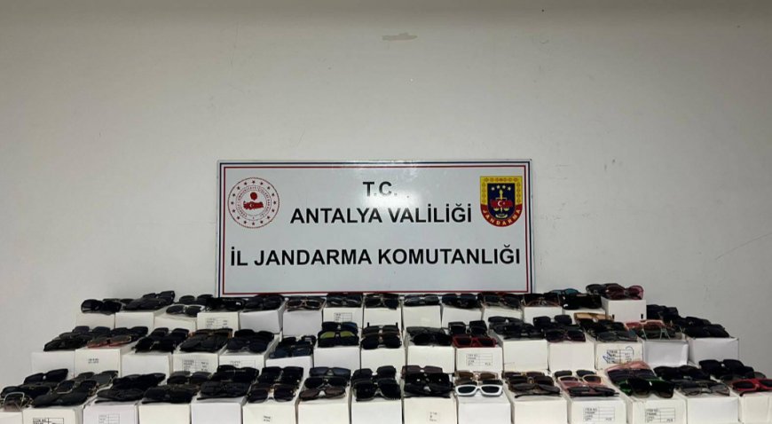 Antalya Jandarması’ndan Kaçak Gözlük Operasyonu