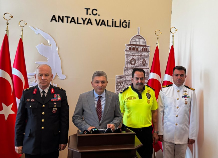 Vali Şahin: Güvenlikte Aydınlatma Oranı %97'yi Aştı