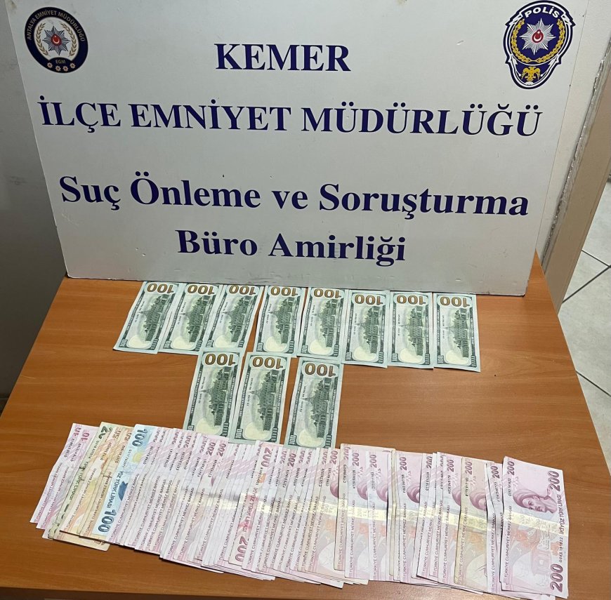 Kemer’de Esnafı Sahte Dolarla Dolandıran 2 Şüpheli Tutuklandı