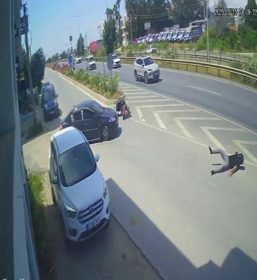 Manavgat’ta Alkollü Sürücünün Neden Olduğu Kazada Motosikletli Yaralandı