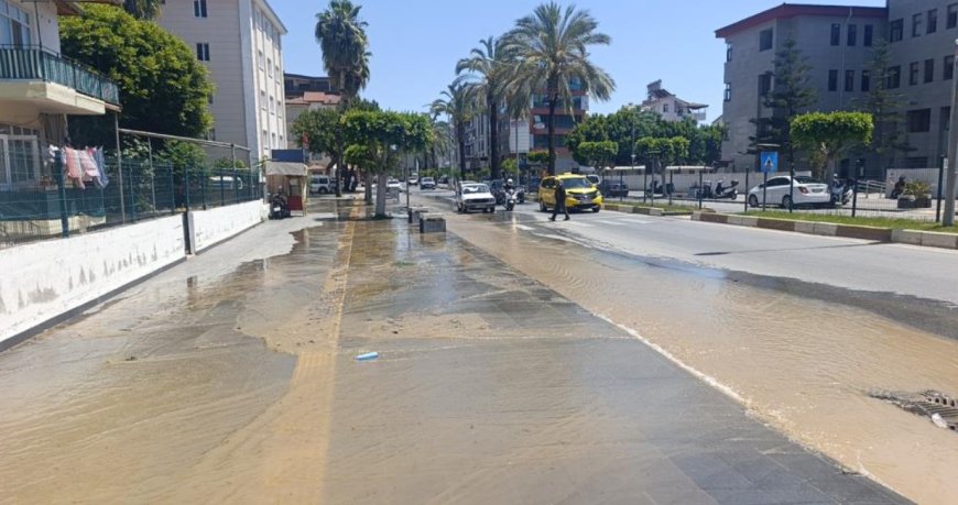 Manavgat'ta Tahliye Hattı Arızalandı, ASAT Ekipleri Müdahale Etti