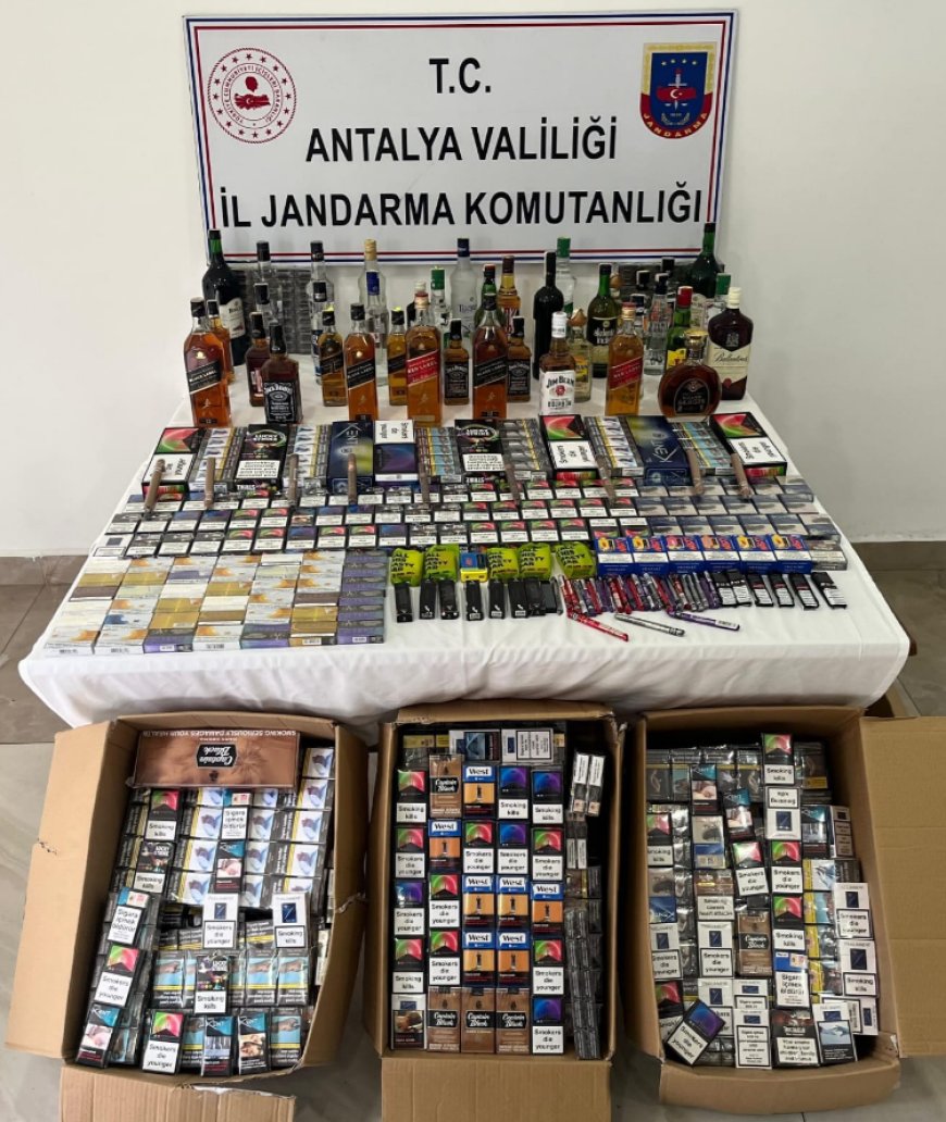 Manavgat’ta Kaçak Ürün Operasyonu: Çok Sayıda Kaçak Ürün Ele Geçirildi