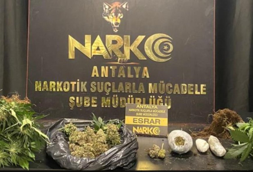 Antalya'da Uyuşturucu Tacirlerine Büyük Operasyon.