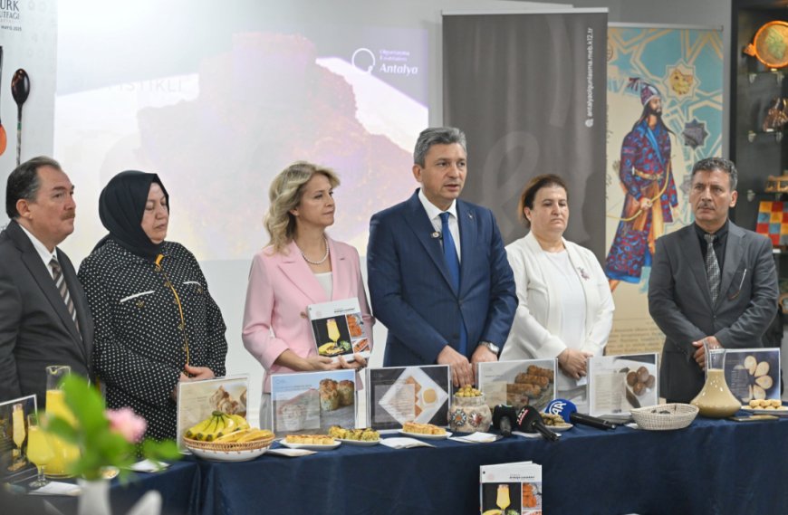 Antalya’nın Tescilli Tatları Glutensiz Kitapta Hayat Buldu