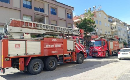 Manavgat’ta Yangın İhbarı Ekipleri Alarma Geçirdi: Sebep Düdüklü Tencere Çıktı