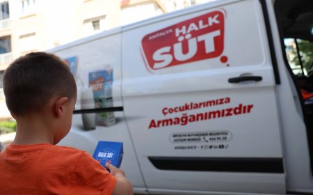 Antalya Halk Süt Projesi ile Binlerce Çocuğa Sağlık Desteği