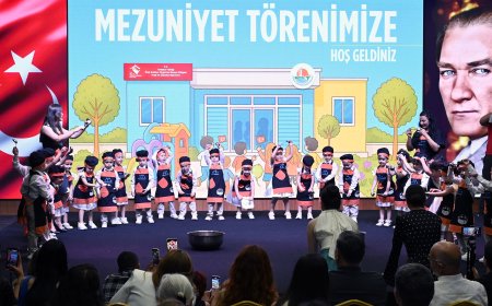 Antalya OSB’de Minikler Kep Attı, Hayallere İlk Adımı Attı