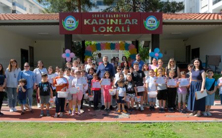 Serik Belediyesi Akıl ve Zeka Oyunları Kursu Mezuniyetle Taçlandı