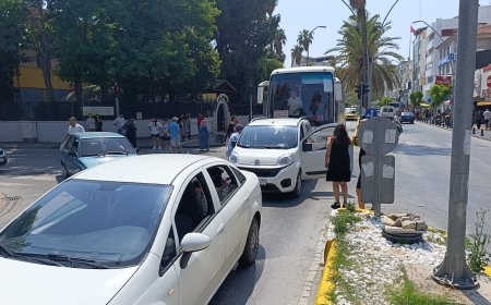 Antalya'nın Manavgat ilçesinde  zincirleme kaza