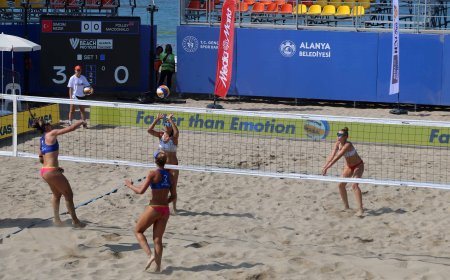 Plajda Uluslararası Rekabet: Dünya Turu Alanya’da Start Aldı