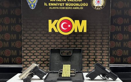 Antalya’da KOM’dan 1 Haftalık Suç Operasyonu: 33 Şüpheliye İşlem