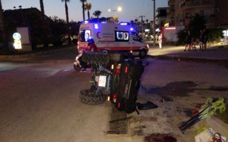 Manavgat’ta Şok Kaza! Alkollü Sürücü Takla Attı, Ağır Yaralı