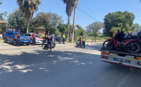Antalya Jandarma’dan Motosiklet Denetimi: 126 Sürücüye 510 Bin TL Ceza