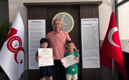 Antalyalı Minikler Uluslararası Olimpiyatlarda Türkiye'ye Gurur Yaşattı