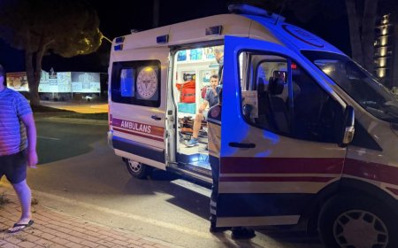 Gazipaşa'da Gece Saatlerinde Kaza: Motosiklet Sürücüsü Yaralandı