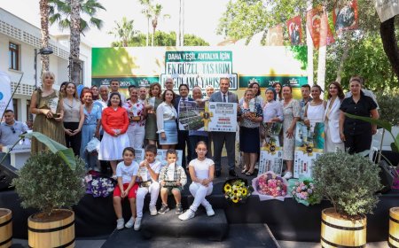 Antalya’da Yeşil Alan ve Peyzaj Yarışmasında Kazananlar Belli Oldu