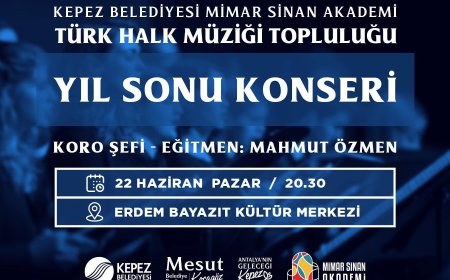 Kepez Belediyesi’nden Türk Halk Müziği Ziyafeti