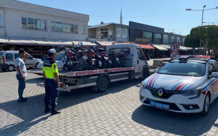 Antalya’da Huzur Uygulaması: 36 Motosiklet Trafikten Men Edildİ