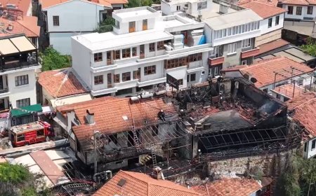 Antalya Kaleiçi’nde Korkutan Yangın Kontrol Altına Alındı